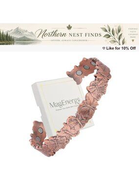 Pure Copper Cuff Bracelet Vintage Ginkgo Butterfly Adjustable Bangle